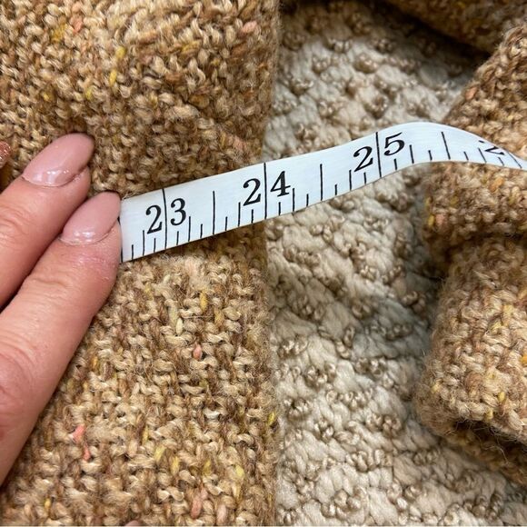 Vintage Boyne Valley Weavers Open Front Belted‎ Wool Alpaca Blend Jacket Size M - Picture 10 of 13